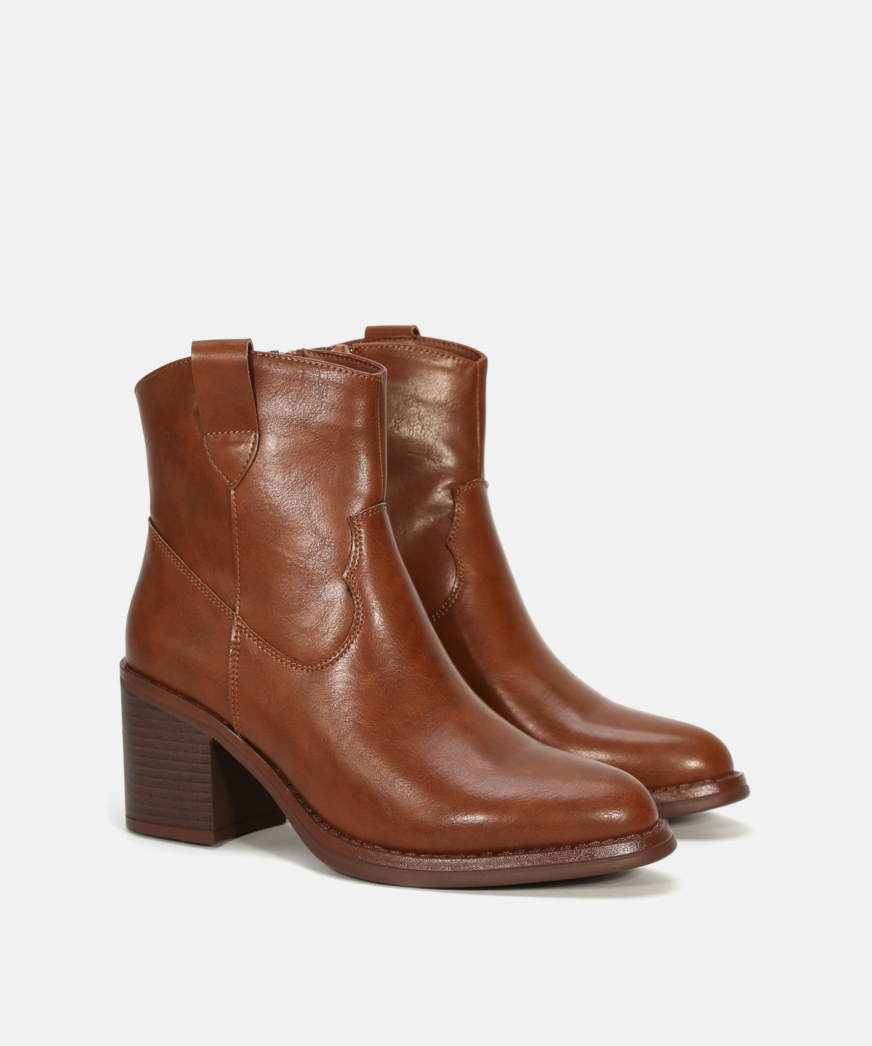 Botins salto liso image number null